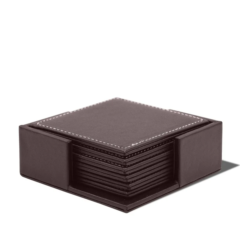 Leather Desk Pad - Sous-verres en cuir pour affaires, 6