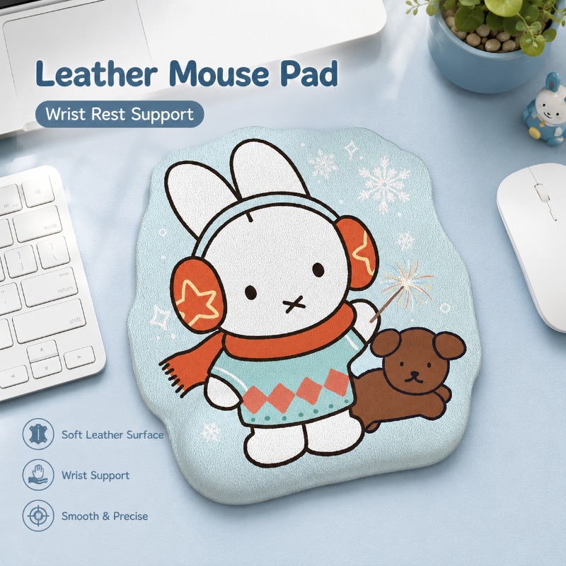 Leather Desk Pad - Tapis de souris en cuir Anime