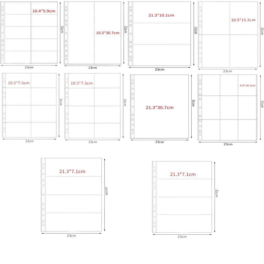 Card Index Box - Feuilles de reliure A4 Kpop, 10