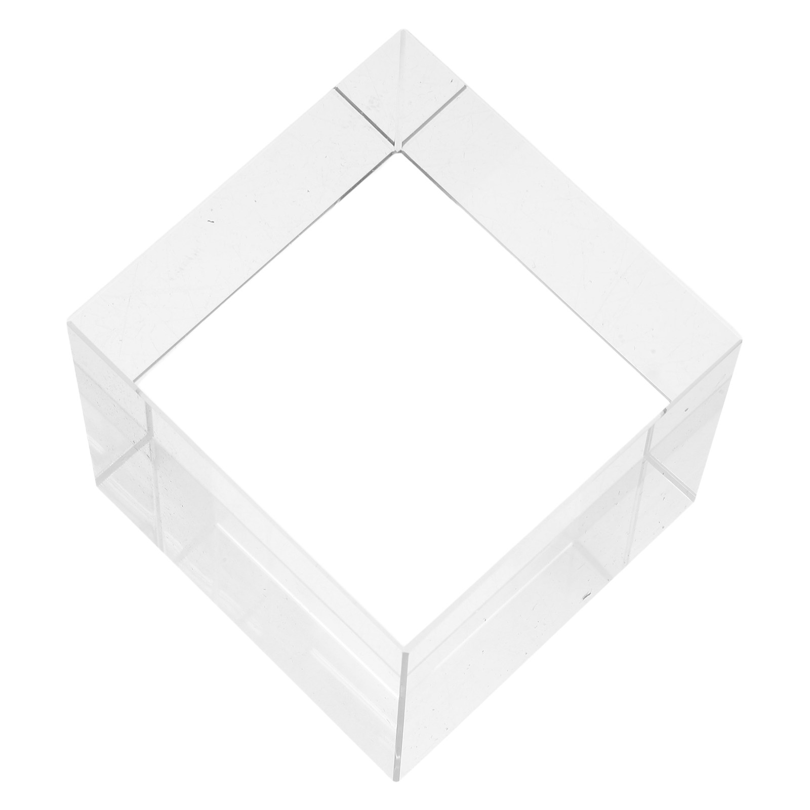 Book Weight Glass - Presse-papiers carré en cristal, bloc de