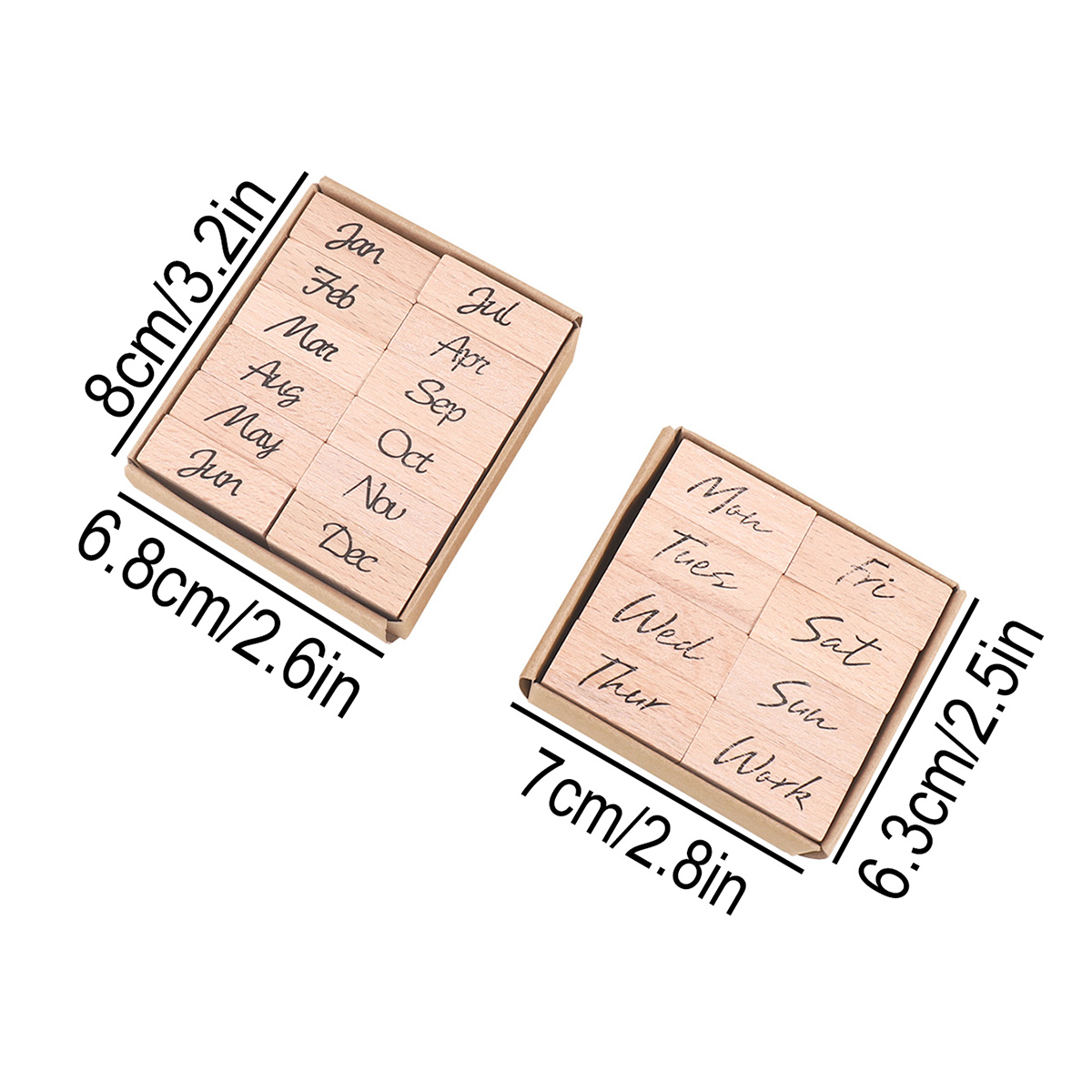 Ensemble de tampons en caoutch - Rubber Date Stamp avis et prix