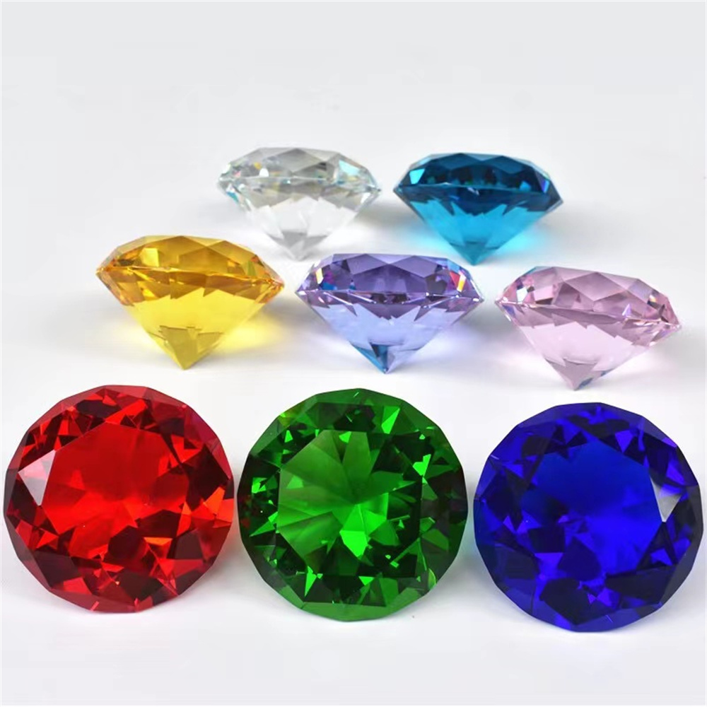 Presse-papier en forme de diam - Paper Weight Crystal avis et prix