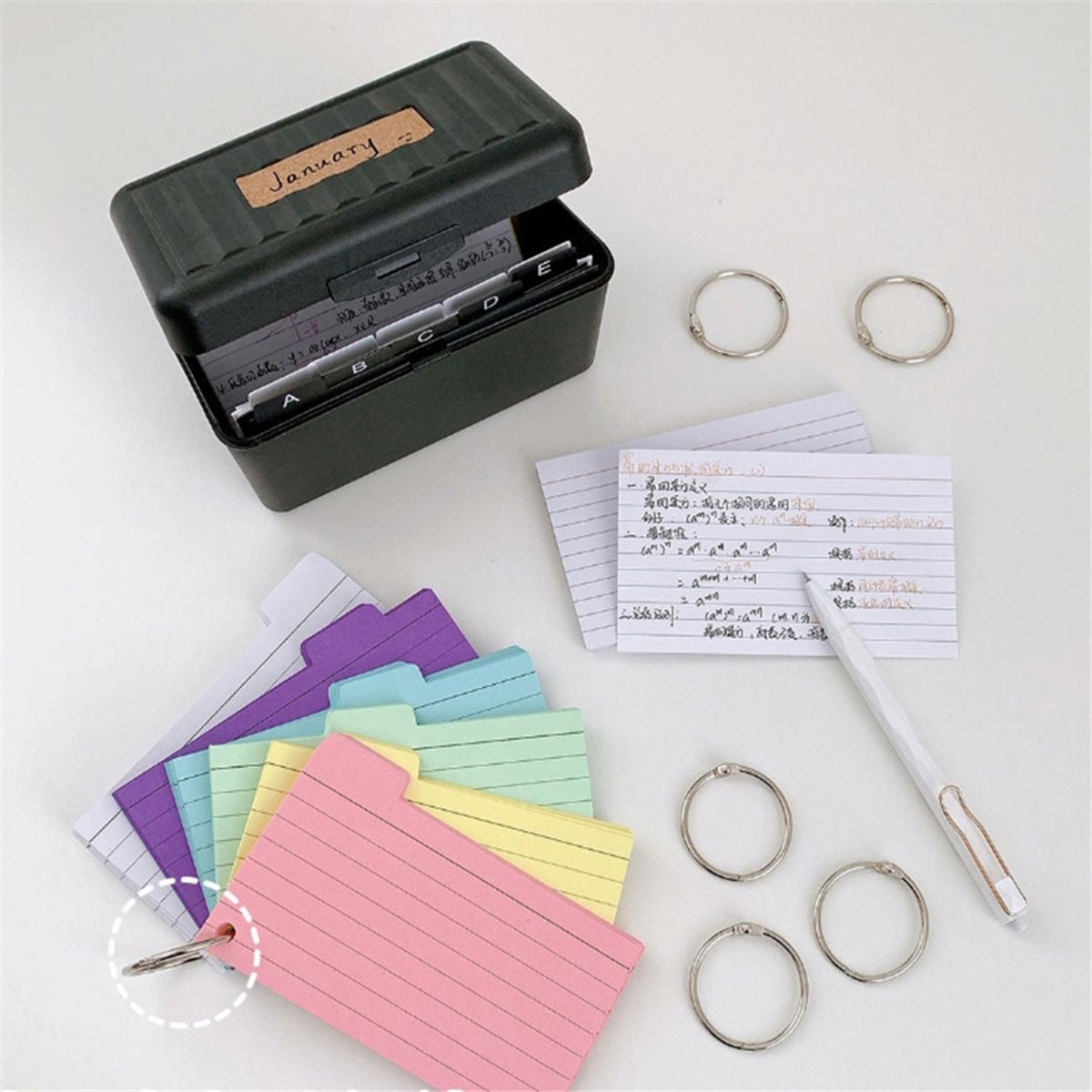 828 Mega Sale 3x Boîte de rang - Card Index Box avis et prix