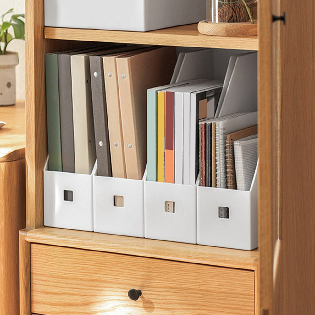 Lot de 4 boîtes de rangement v - Magazine Holder Rack avis et prix