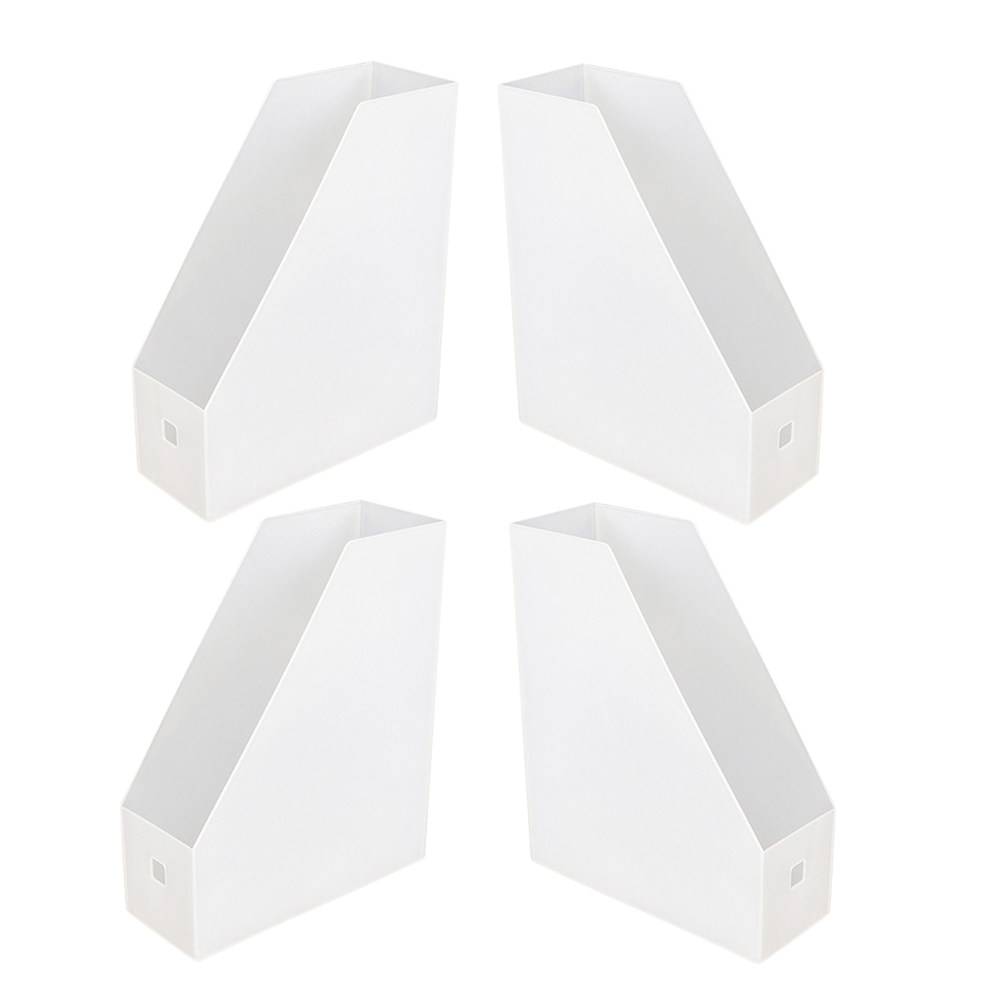 Lot de 4 boîtes de rangement v - Magazine Holder Rack avis et prix