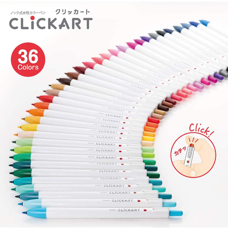 6/12/36/48 couleurs zèbre Clic - Zebra Pen Sarasa avis et prix