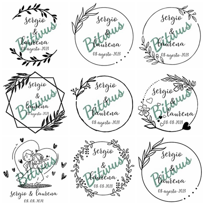 Timbre de mariage personnalisé - Rubber Date Stamp avis et prix